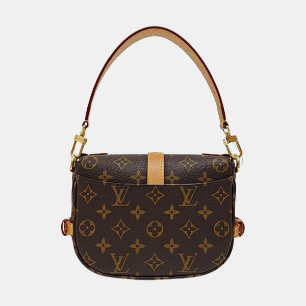 SAUMUR BB Monogram Coated Canvas Brown