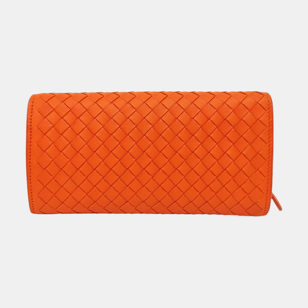 Calfskin Wallet Orange