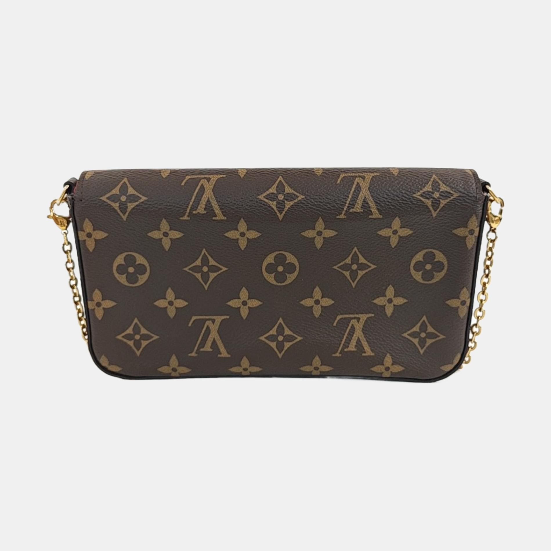 FÉLICIE Monogram Coated Canvas Brown
