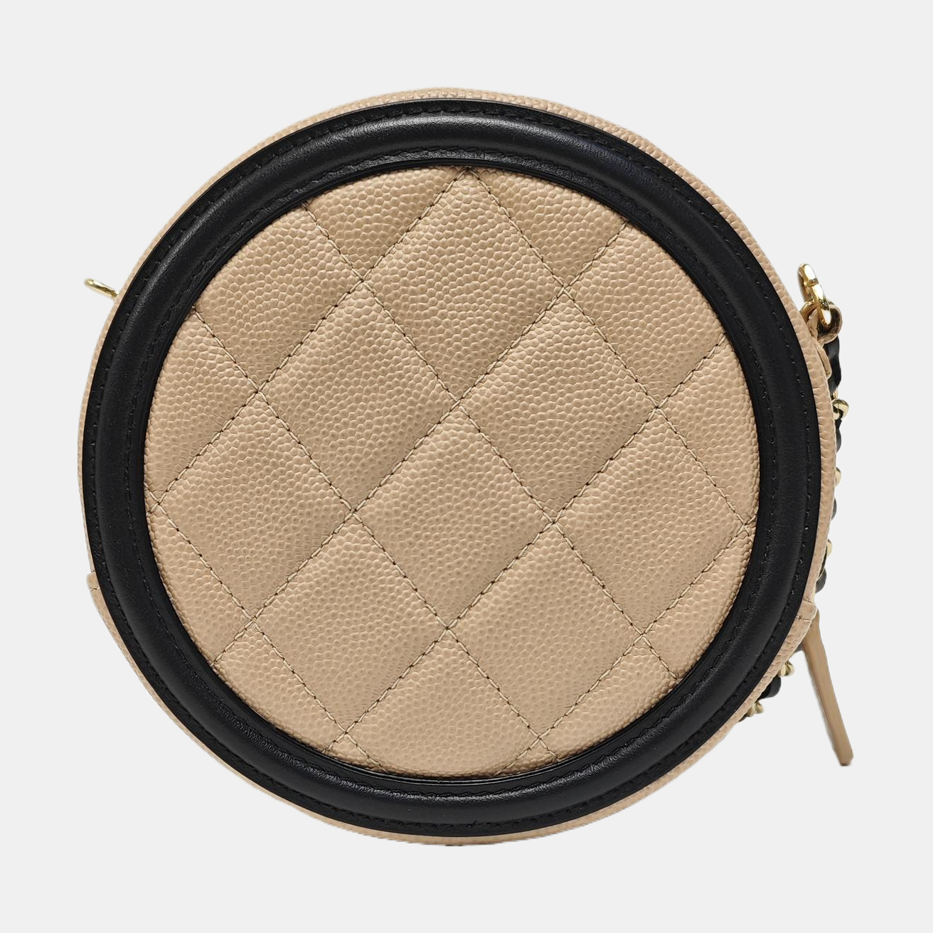 FILIGREE Mini Quilted Grained Calfskin Beige