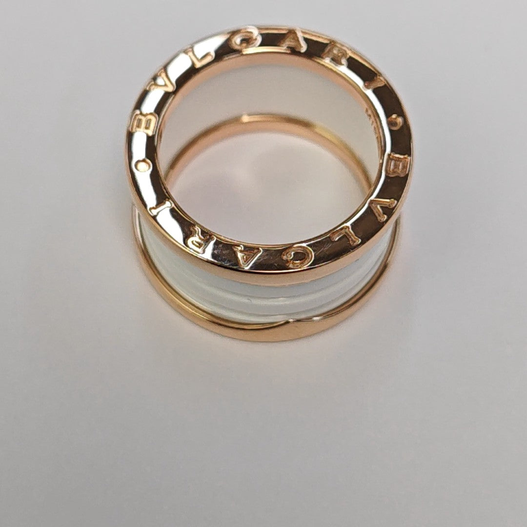 B.ZERO1 18k Rose Gold Ring EU 50