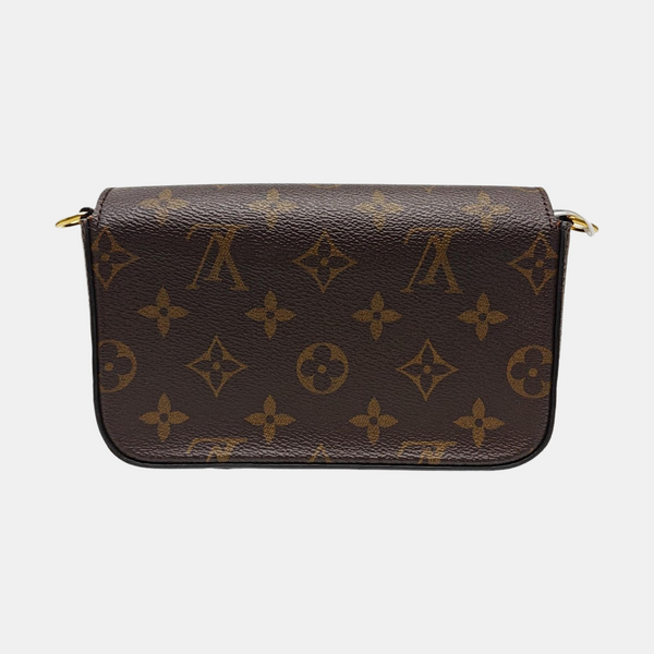 FÉLICIE Monogram Coated Canvas Brown