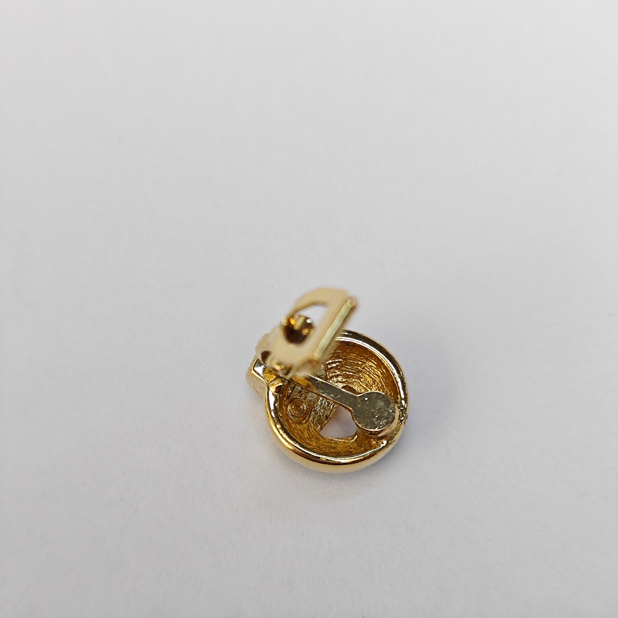 Metal Gold Clip On Earrings