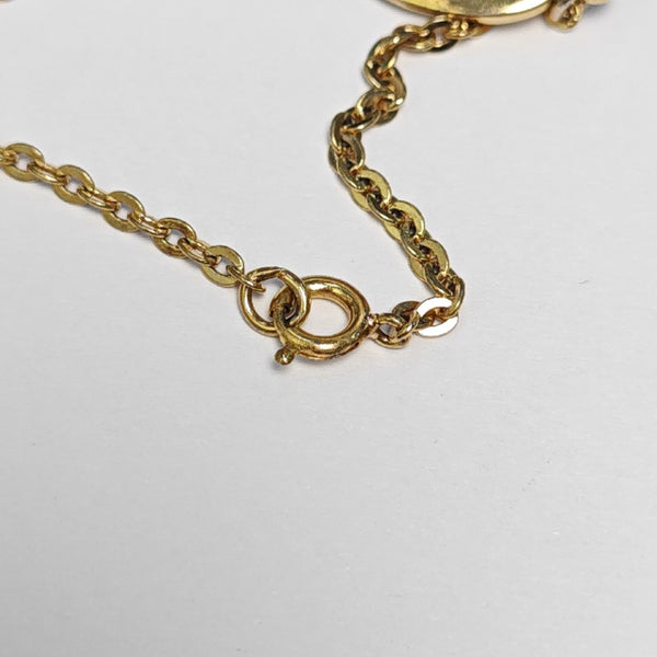 Dior Oblique Metal Gold Bracelet