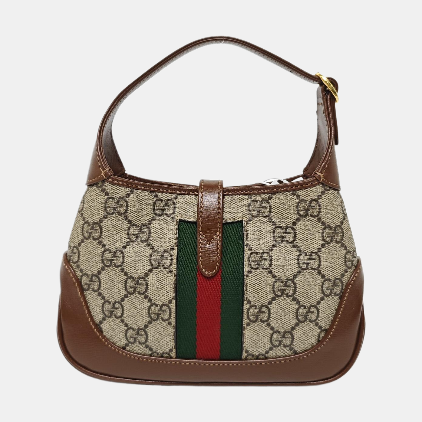 Jackie 1961 Mini Monogram Coated Canvas Beige