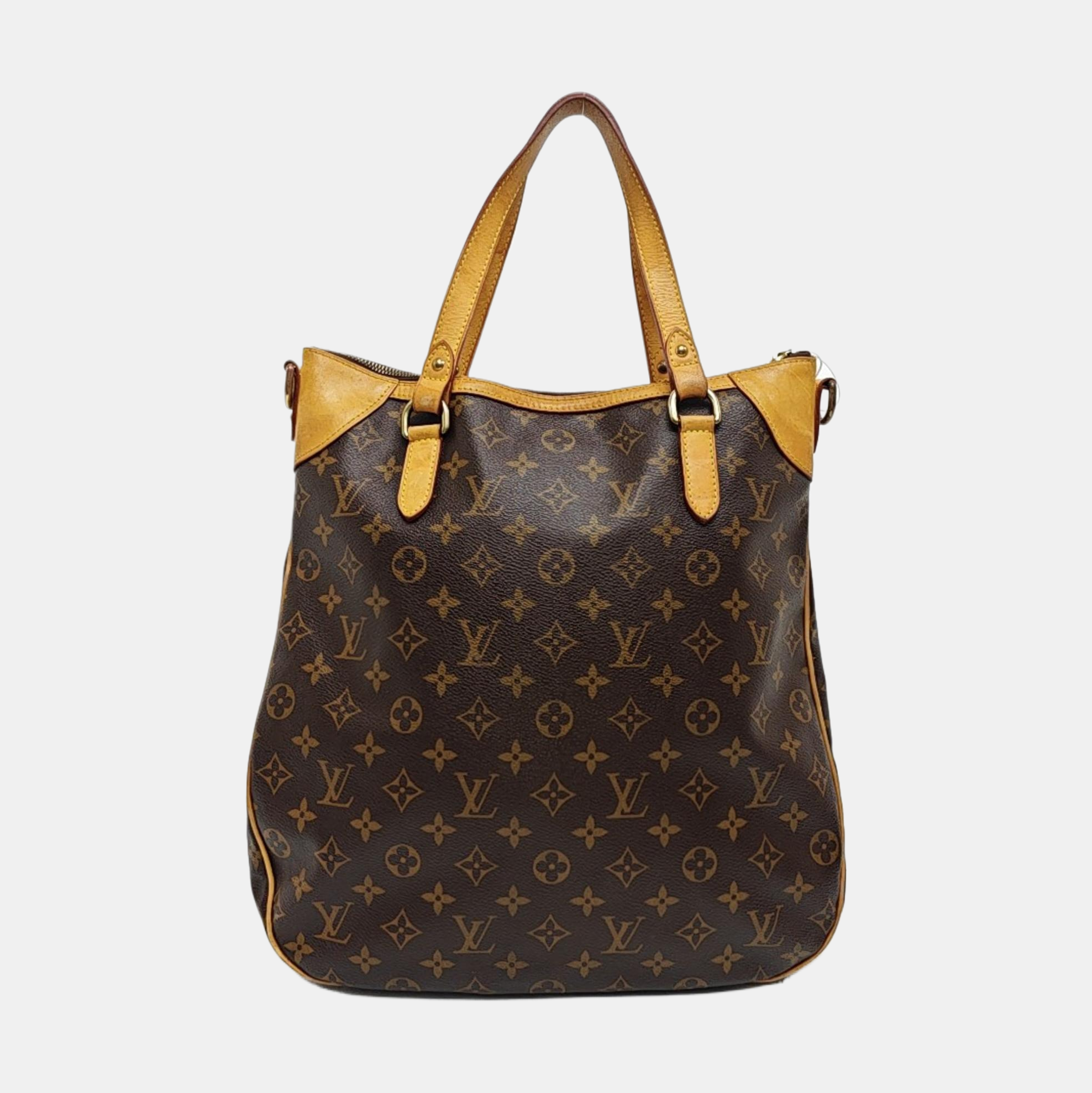ODEON GM Monogram Coated Canvas Brown