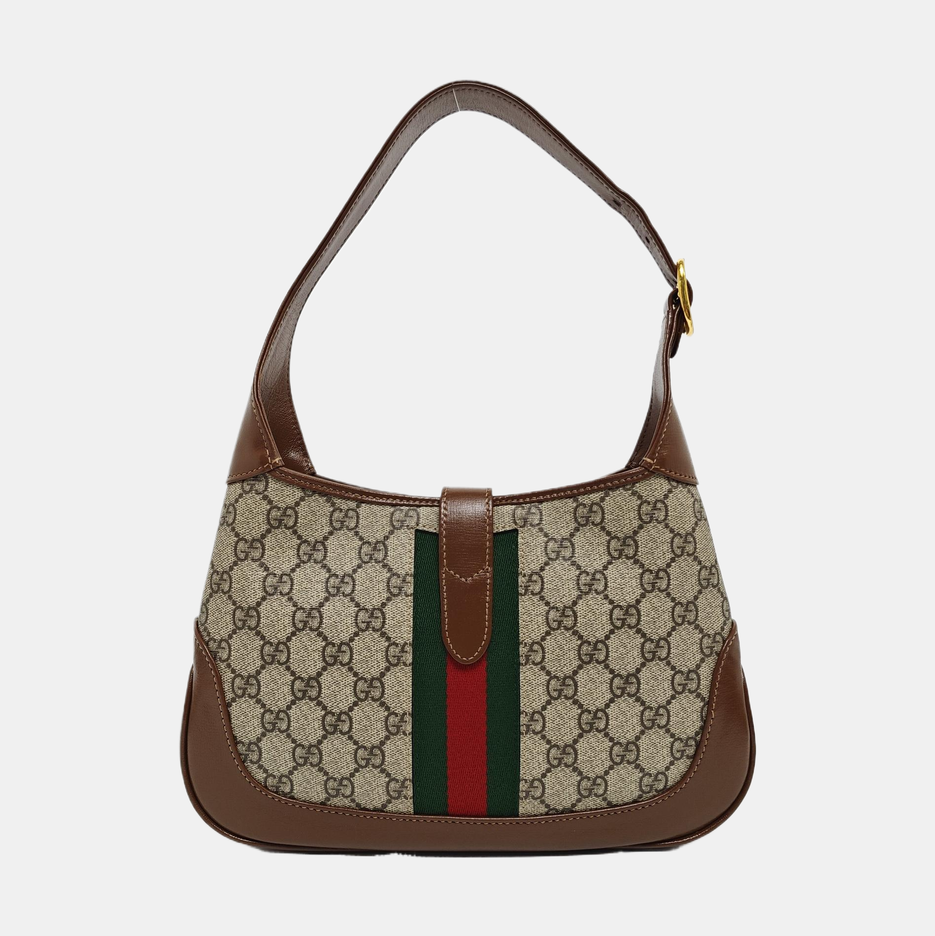 Jackie 1961 Small Monogram Coated Canvas Beige