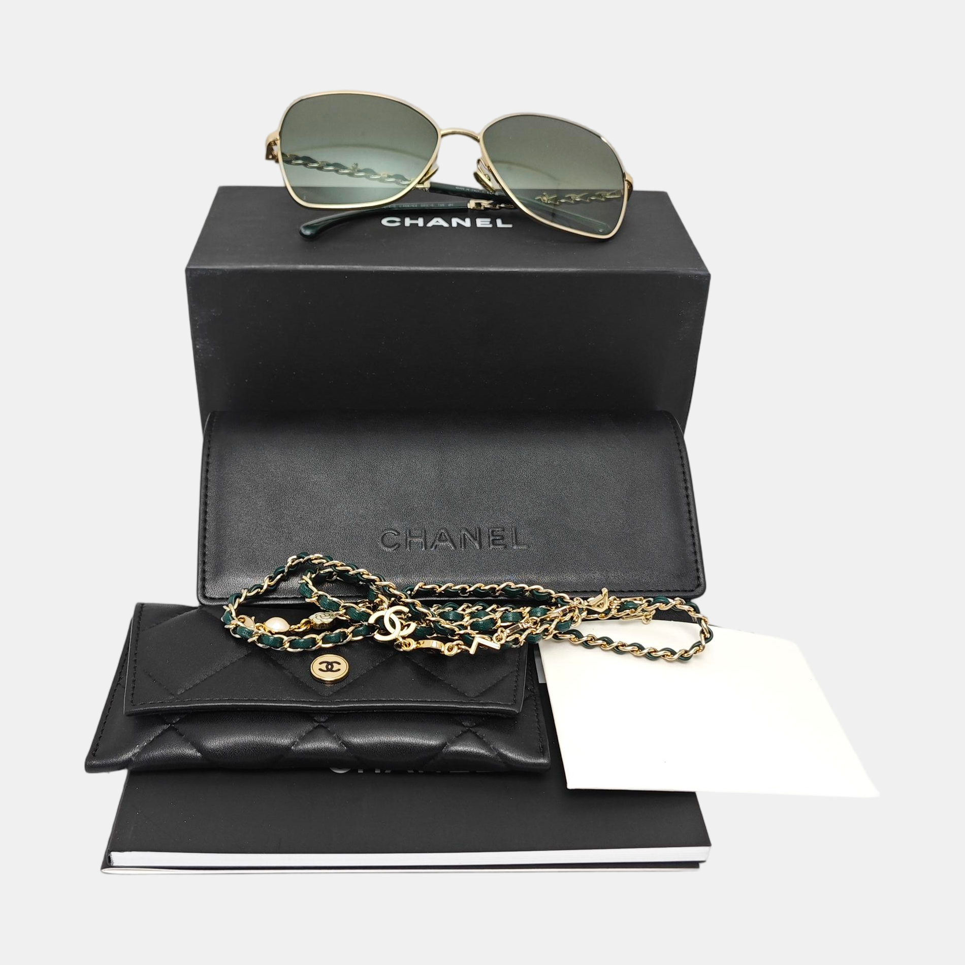 Metal Sunglasses Green