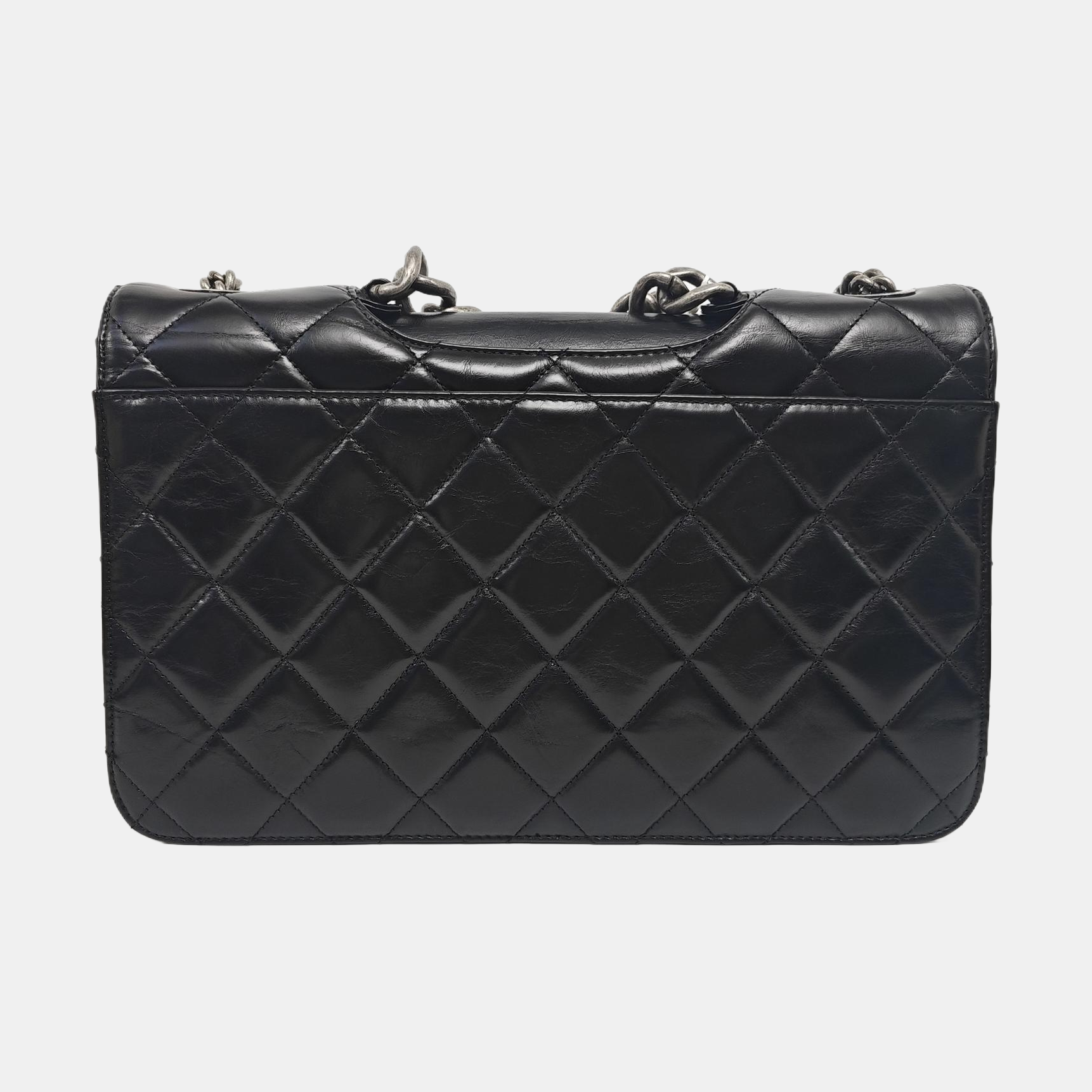 PREFECT EDGE Large Quilted Calfskin Black