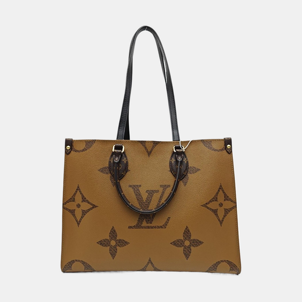 ONTHEGO MM Monogram Coated Canvas Brown