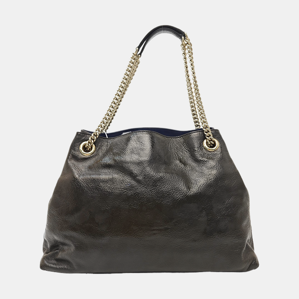 Soho Large Patent Leather Green