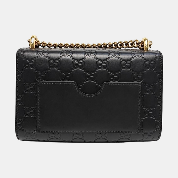 Padlock Small Monogram Calfskin Black