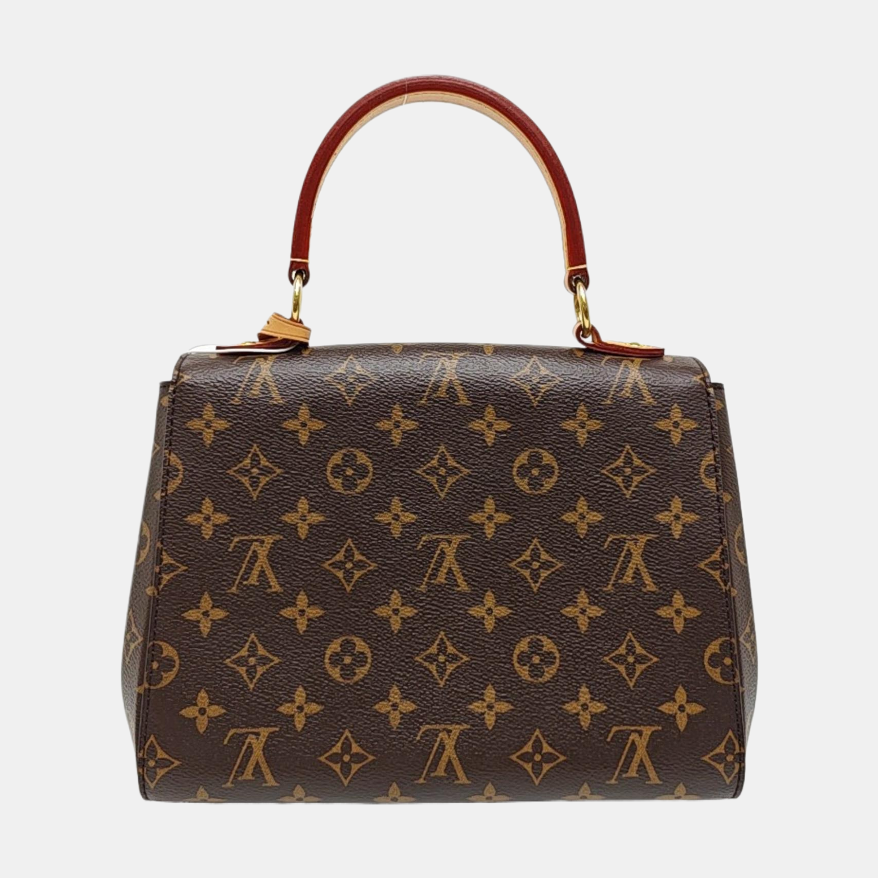 CLUNY PM Monogram Coated Canvas Brown