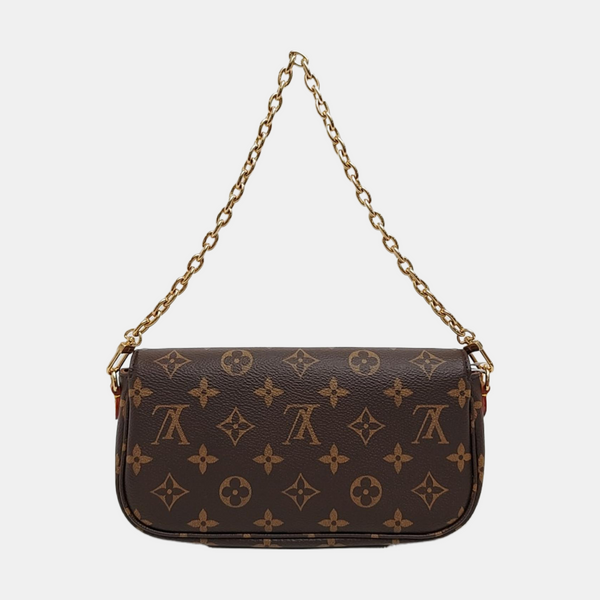 IVY Monogram Coated Canvas Brown