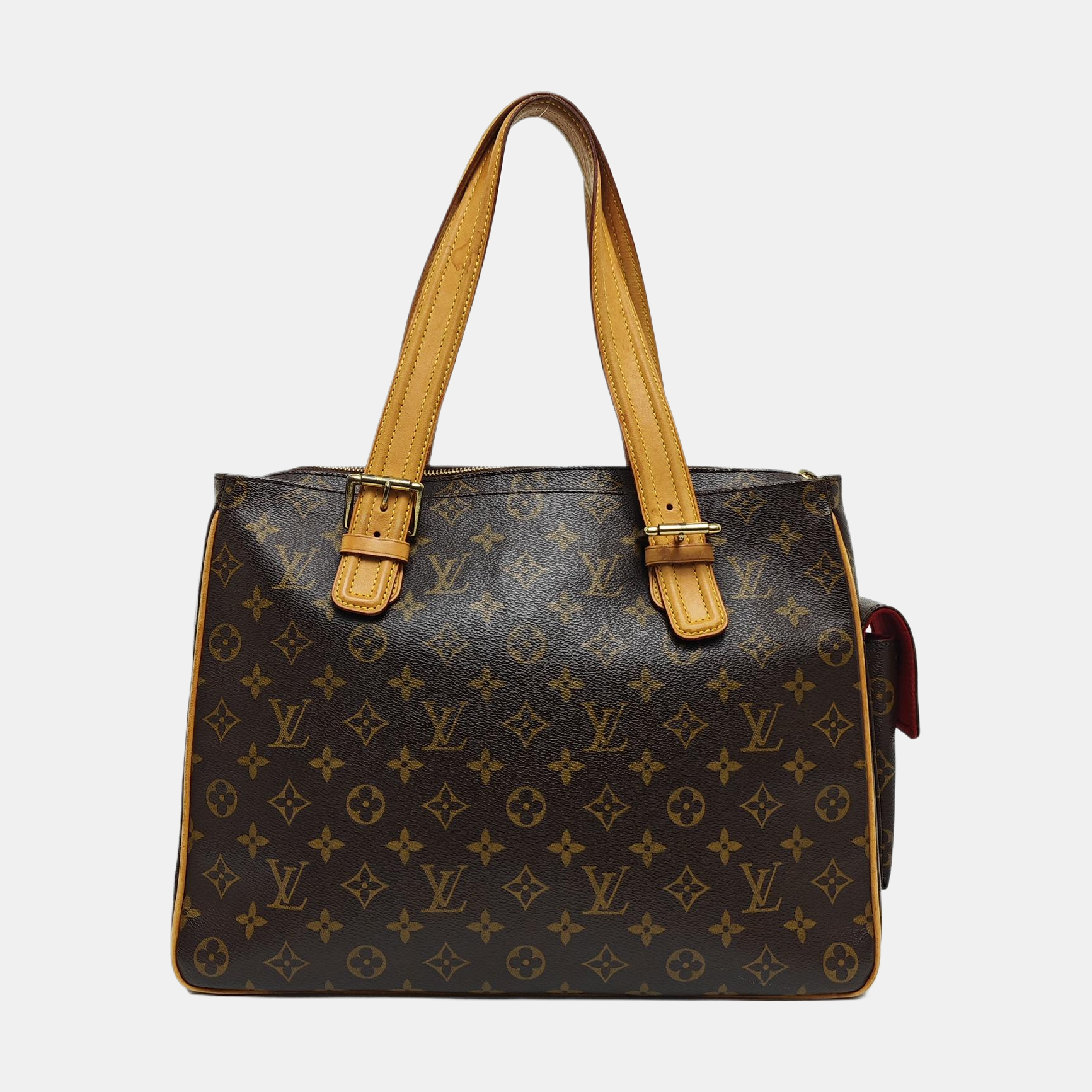 MULTIPLE Monogram Coated Canvas Brown