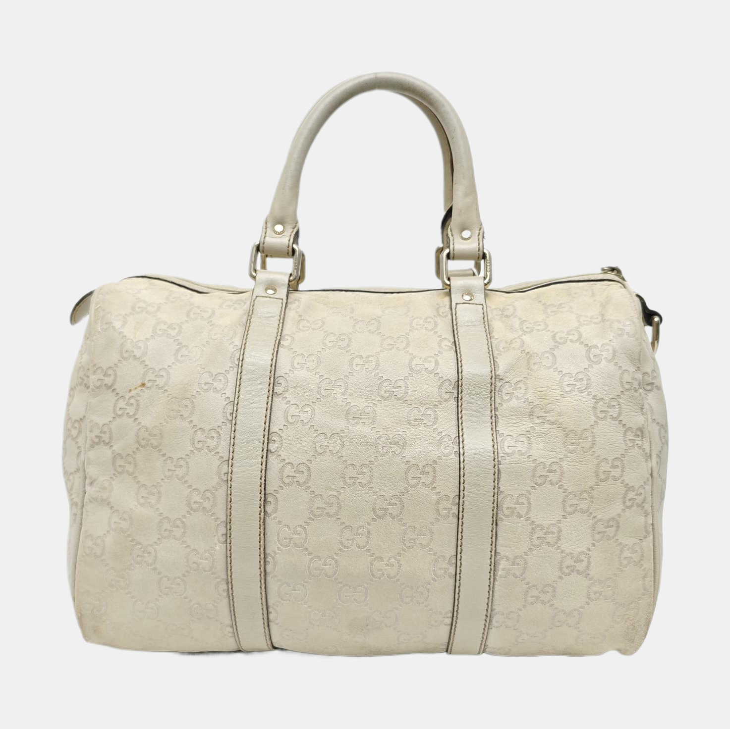 Joy Medium Monogram Calfskin Beige