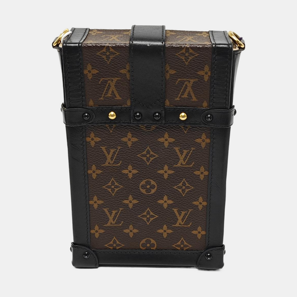 TRUNK Monogram Coated Canvas Brown