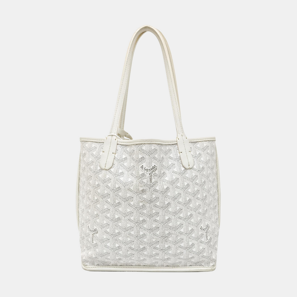 Anjou Mini Coated Canvas White