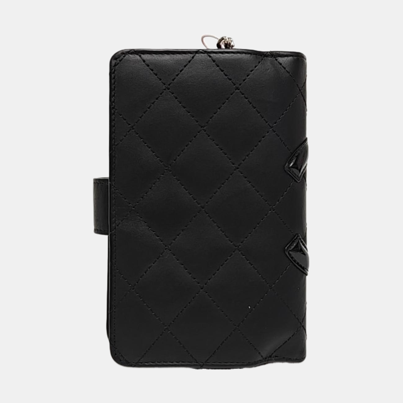 CAMBON Quilted Calfskin Black Wallet