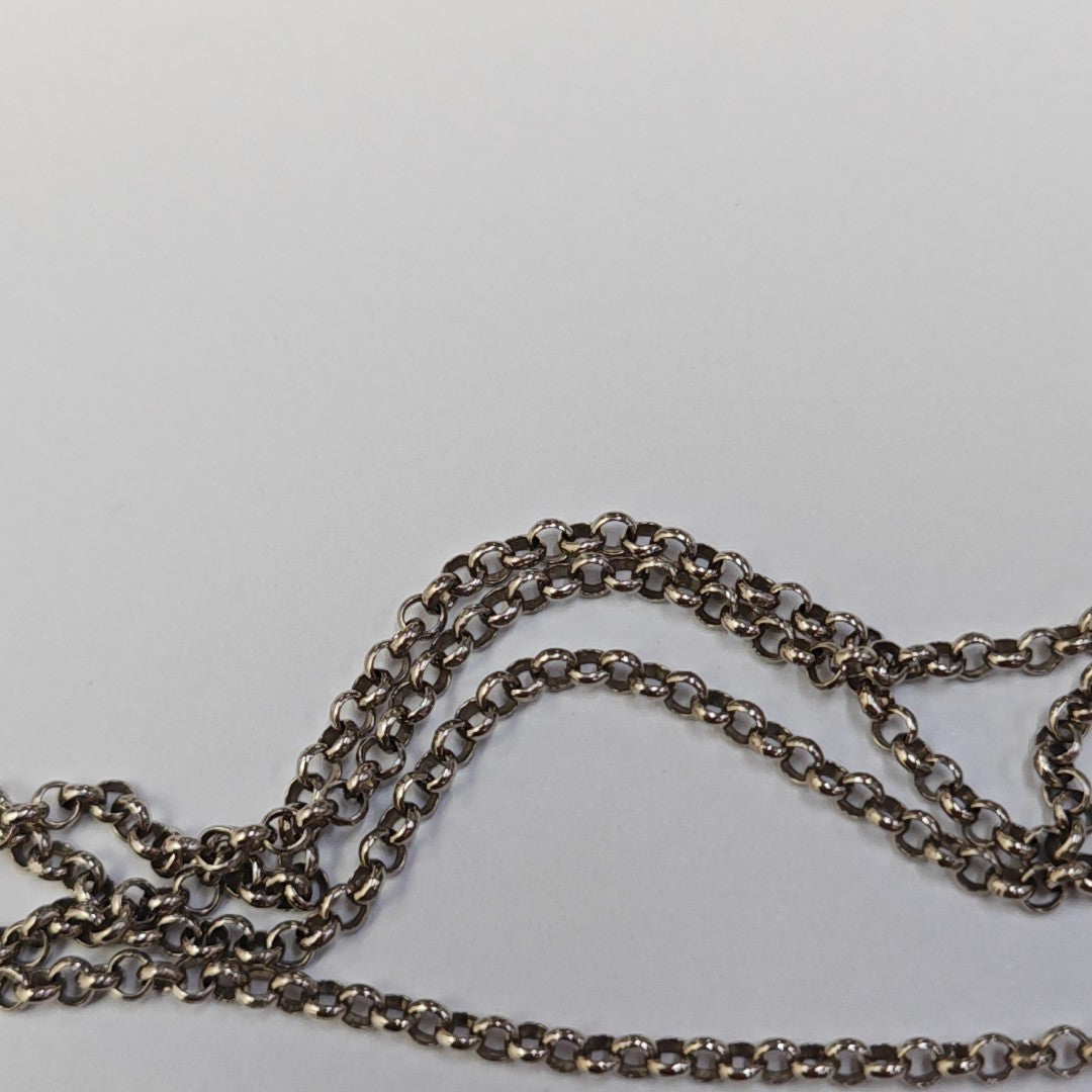 Interlocking G 925 Sterling Silver Necklace