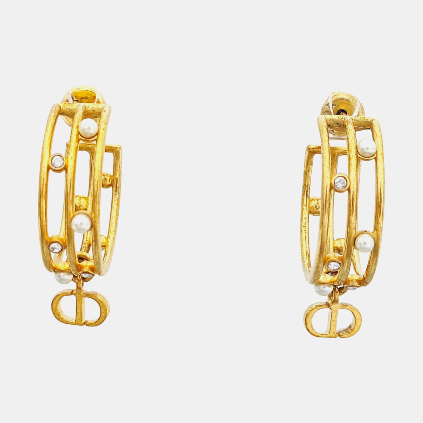 Metal Gold Earrings