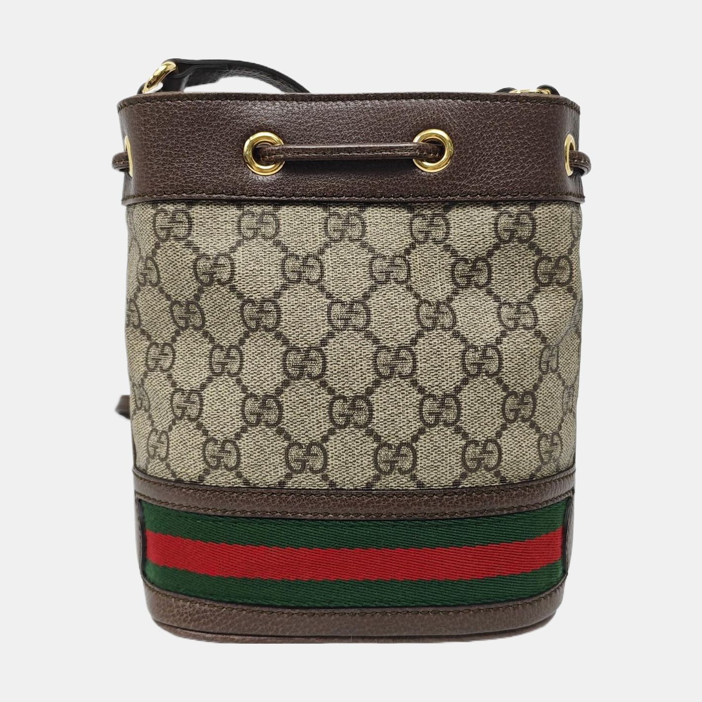 Ophidia Mini Monogram Coated Canvas Beige