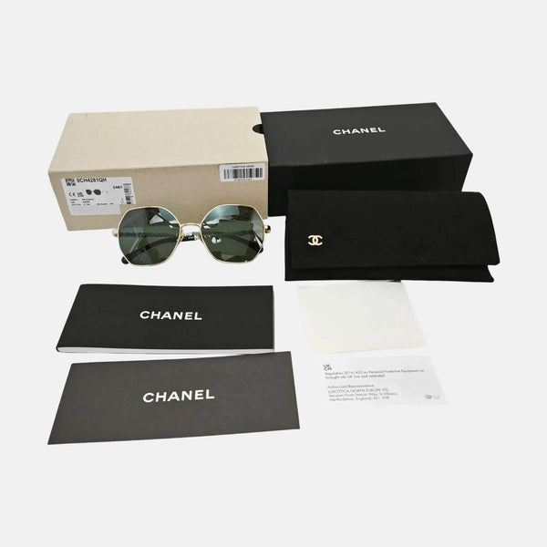 Metal Sunglasses Green
