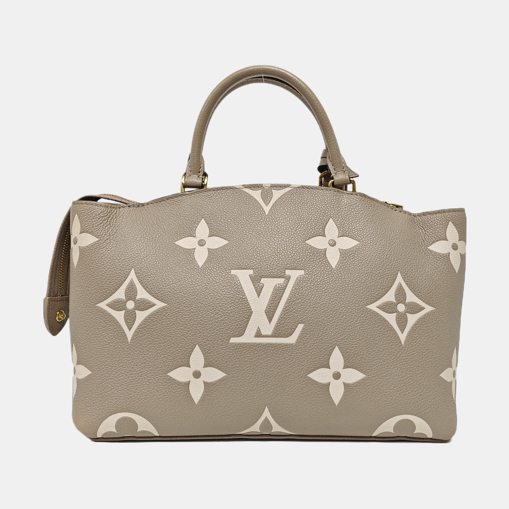 PALAIS PM Monogram Calfskin Gray