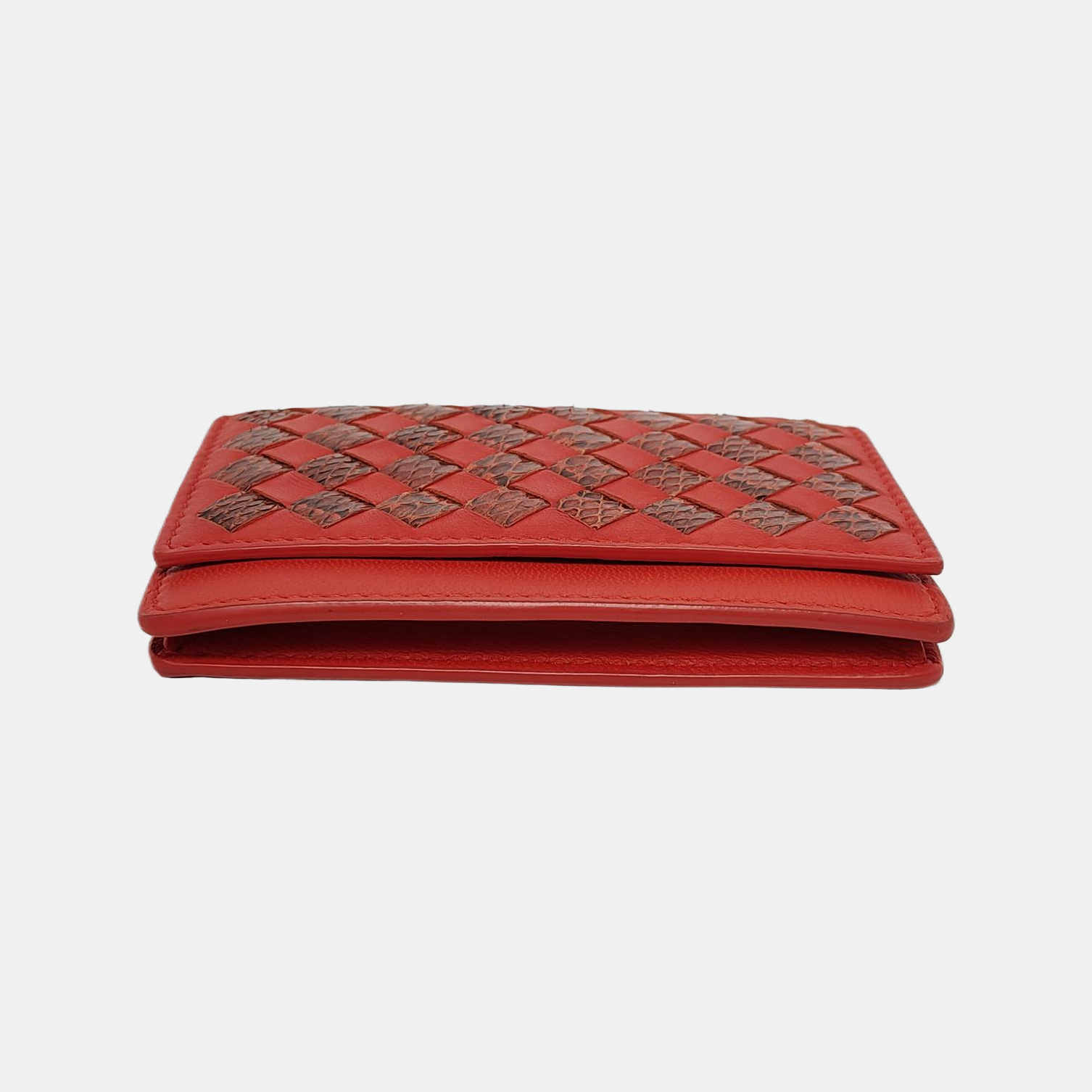 Leather Red Card Holder