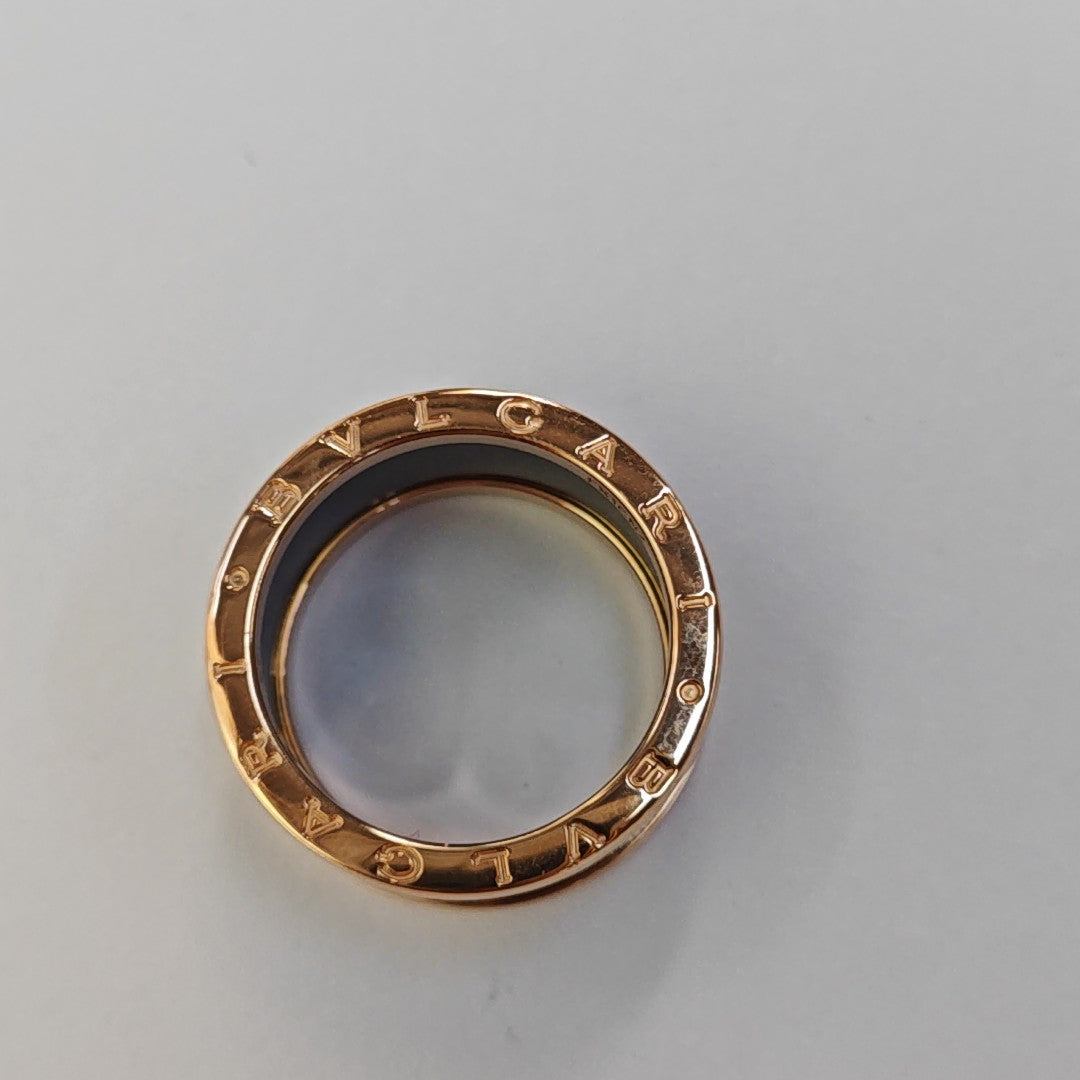 B.ZERO1 18k Rose Gold Ring EU 60