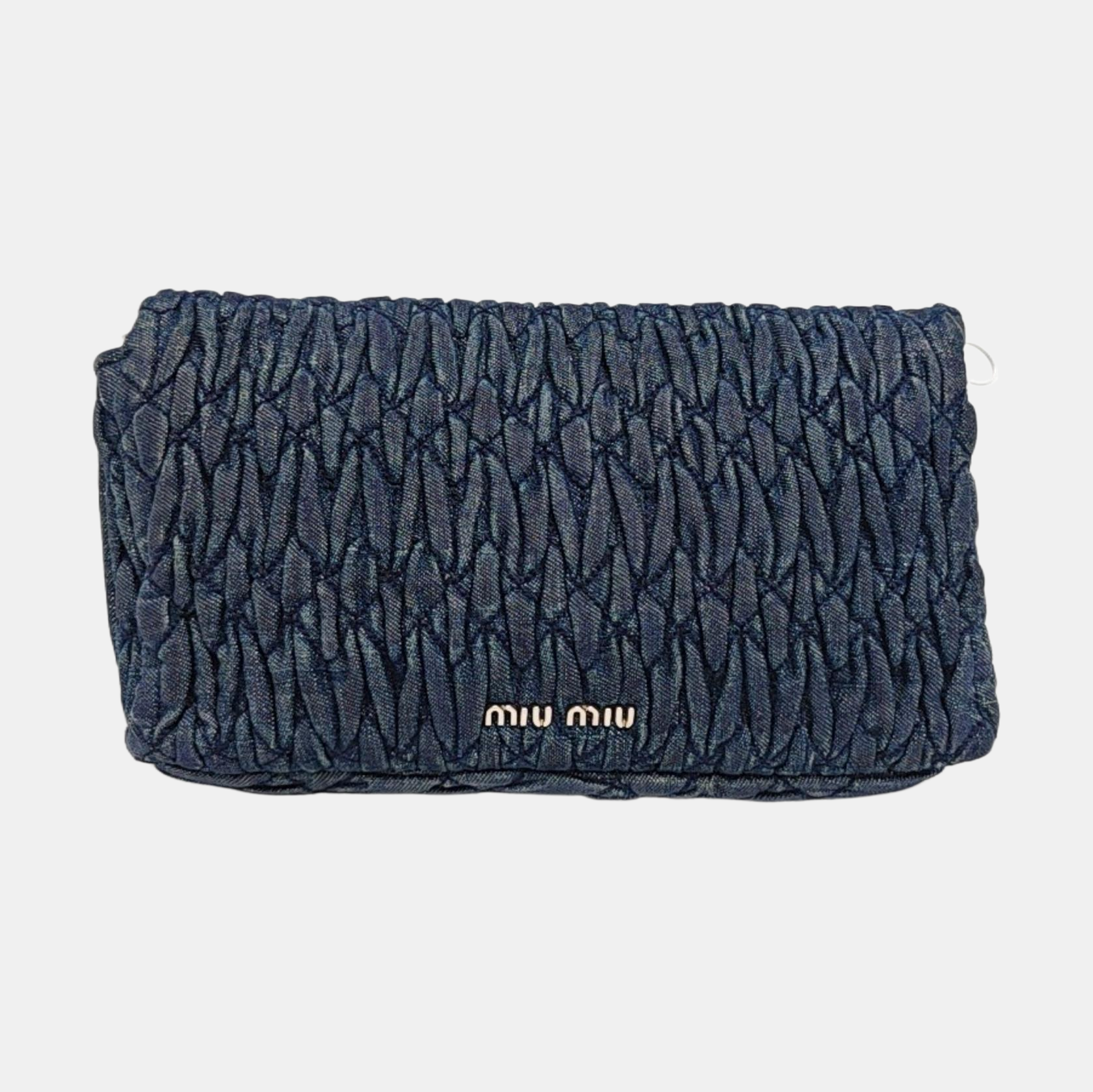 Crystal Quilted Denim Blue