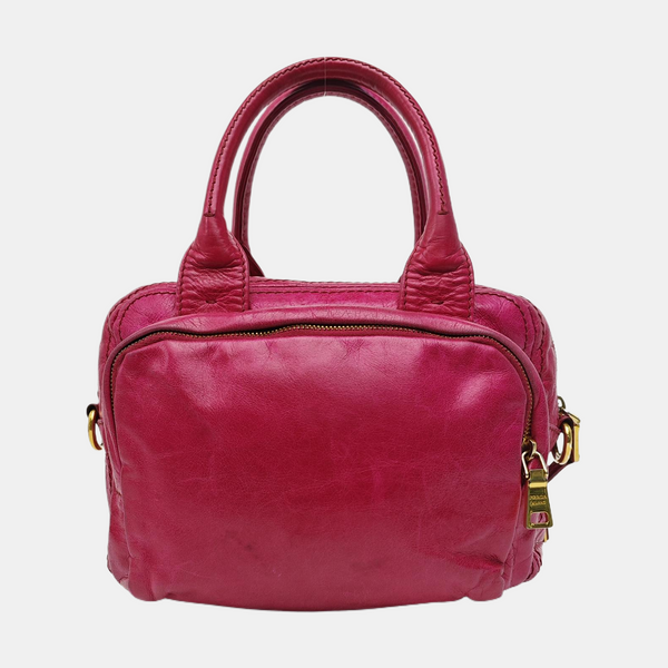Calfskin Shoulder Bag Pink