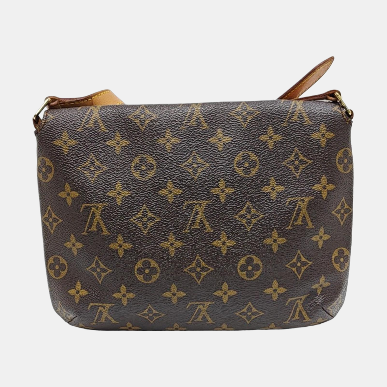 MUSETTE TANGO Monogram Coated Canvas Brown