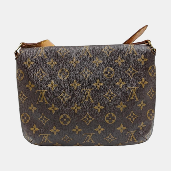 MUSETTE TANGO Monogram Coated Canvas Brown