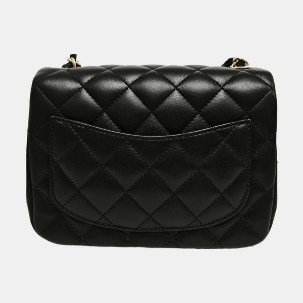 CLASSIC FLAP Mini Quilted Lambskin Black