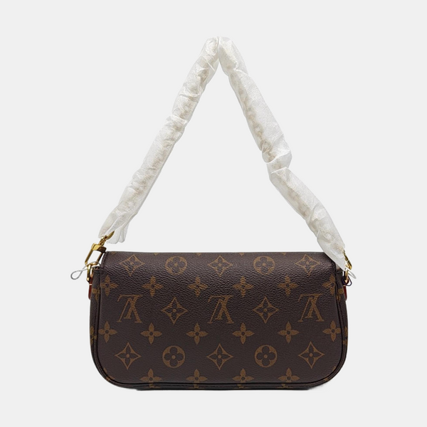 IVY Monogram Coated Canvas Brown