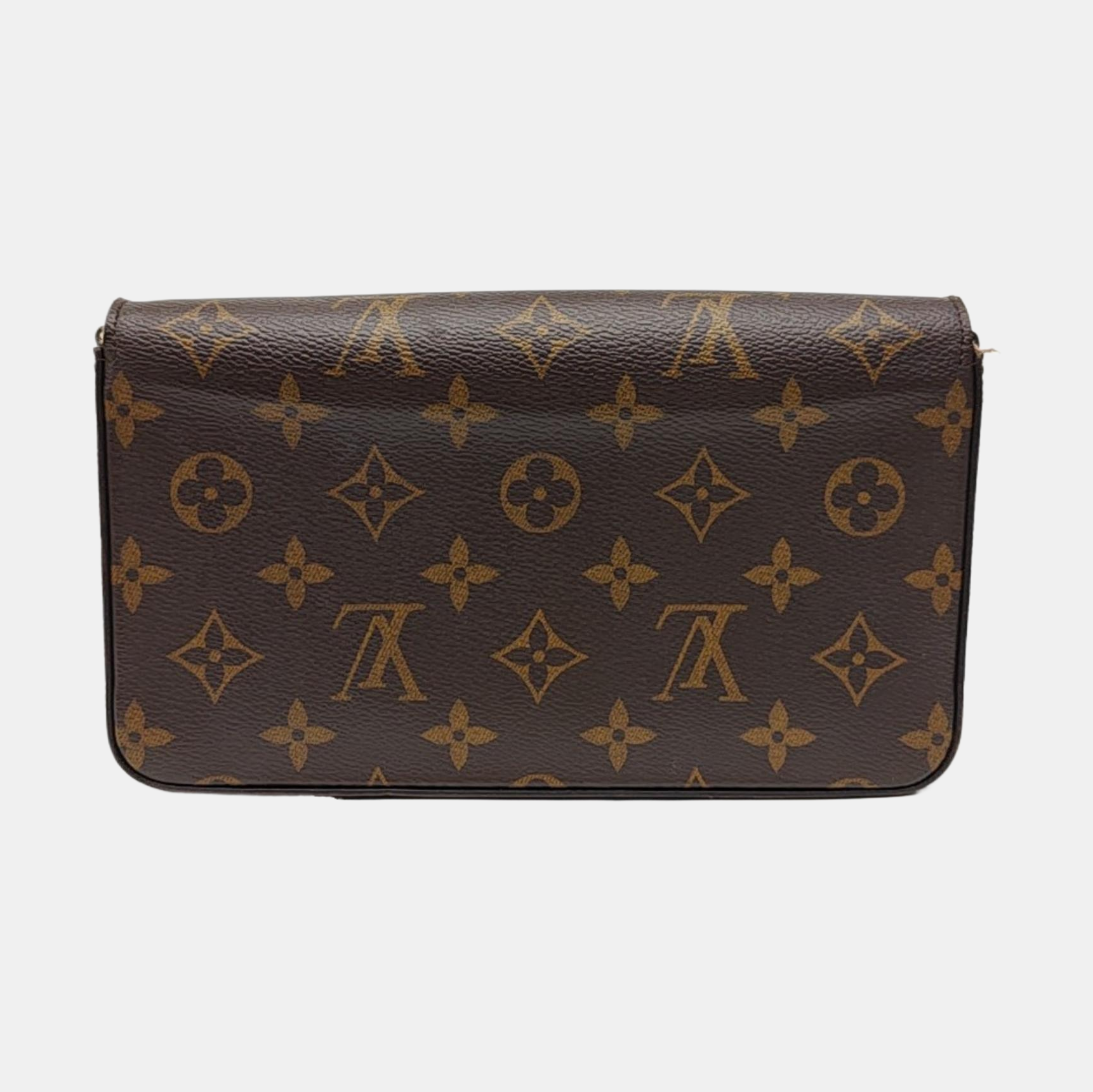 FÉLICIE Monogram Coated Canvas Brown