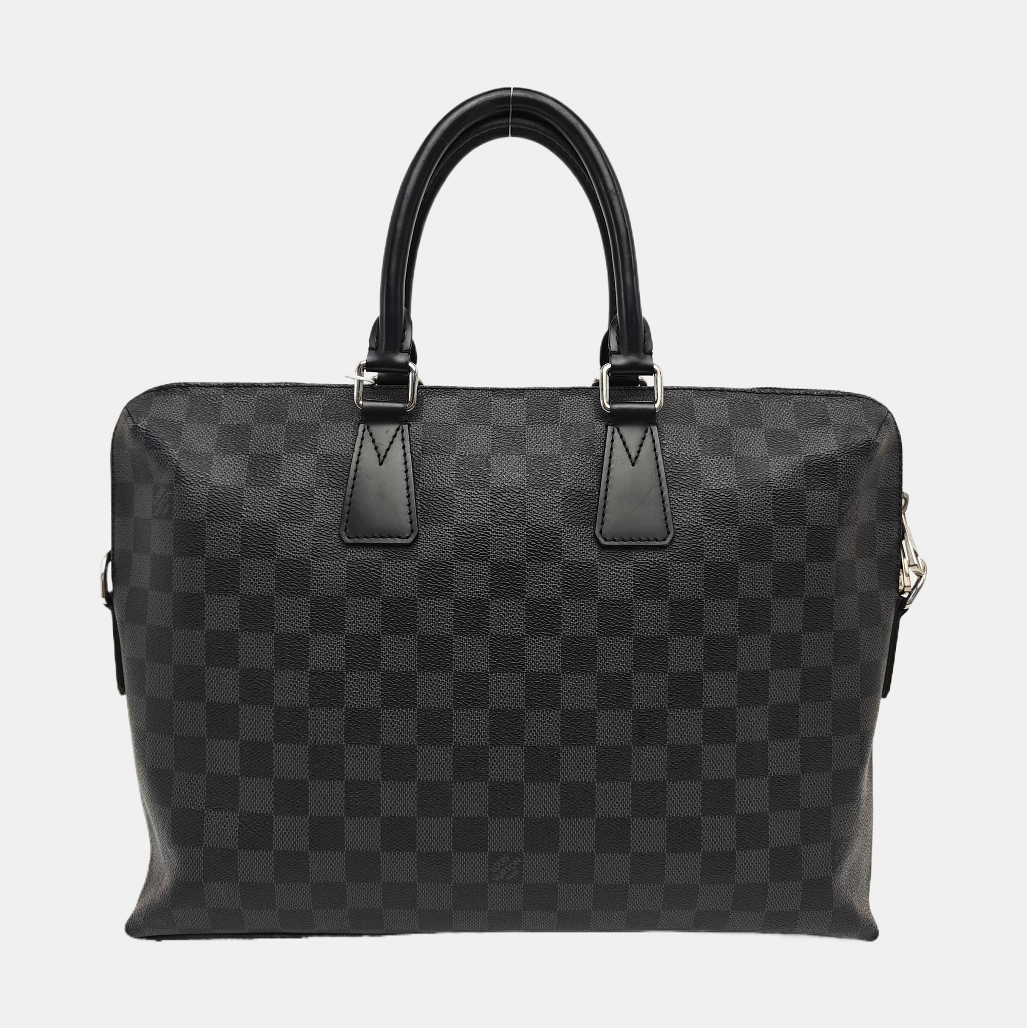 PORTE-DOCUMENTS Damier Graphite Coated Canvas Gray