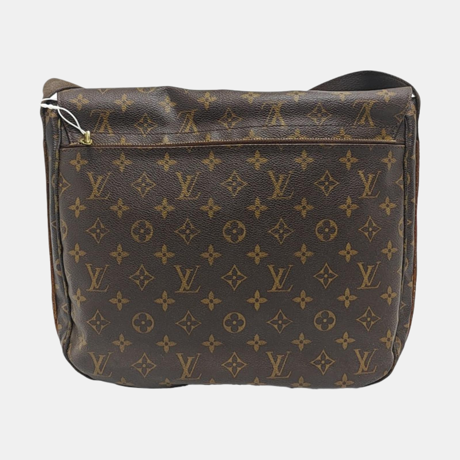 VINTAGE BEAUBOURG MM Monogram Coated Canvas Brown