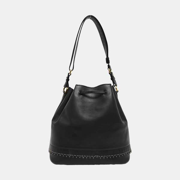 Calfskin Bucket Bag Black