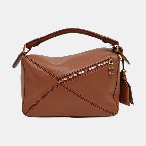 Featherlight Puzzle Small Lambskin Brown