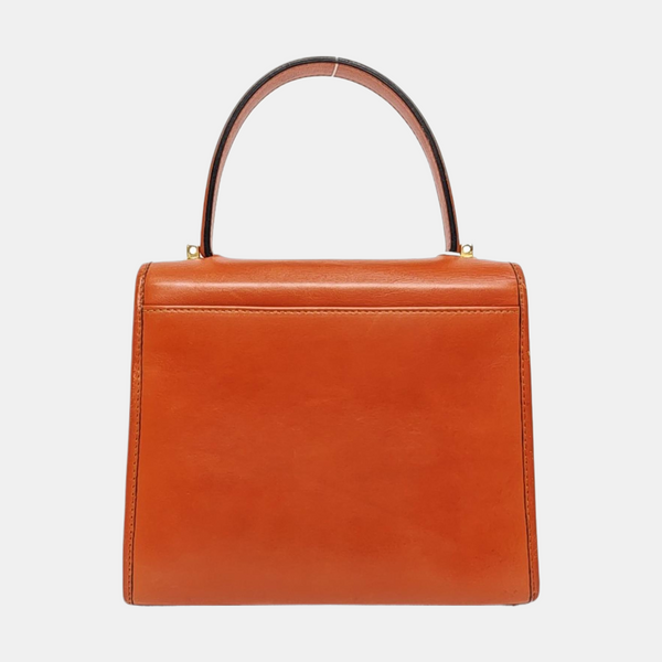 Calfskin Shoulder Bag Brown