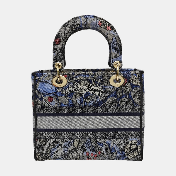 Authenticated pre-owned  Lady D-Lite Medium Canvas Multicolor - Shoulder Bag at Looply