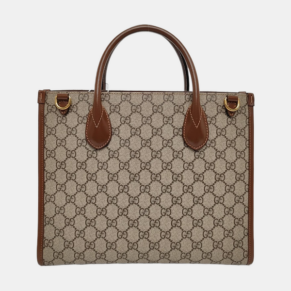 Retro Small Monogram Coated Canvas Brown