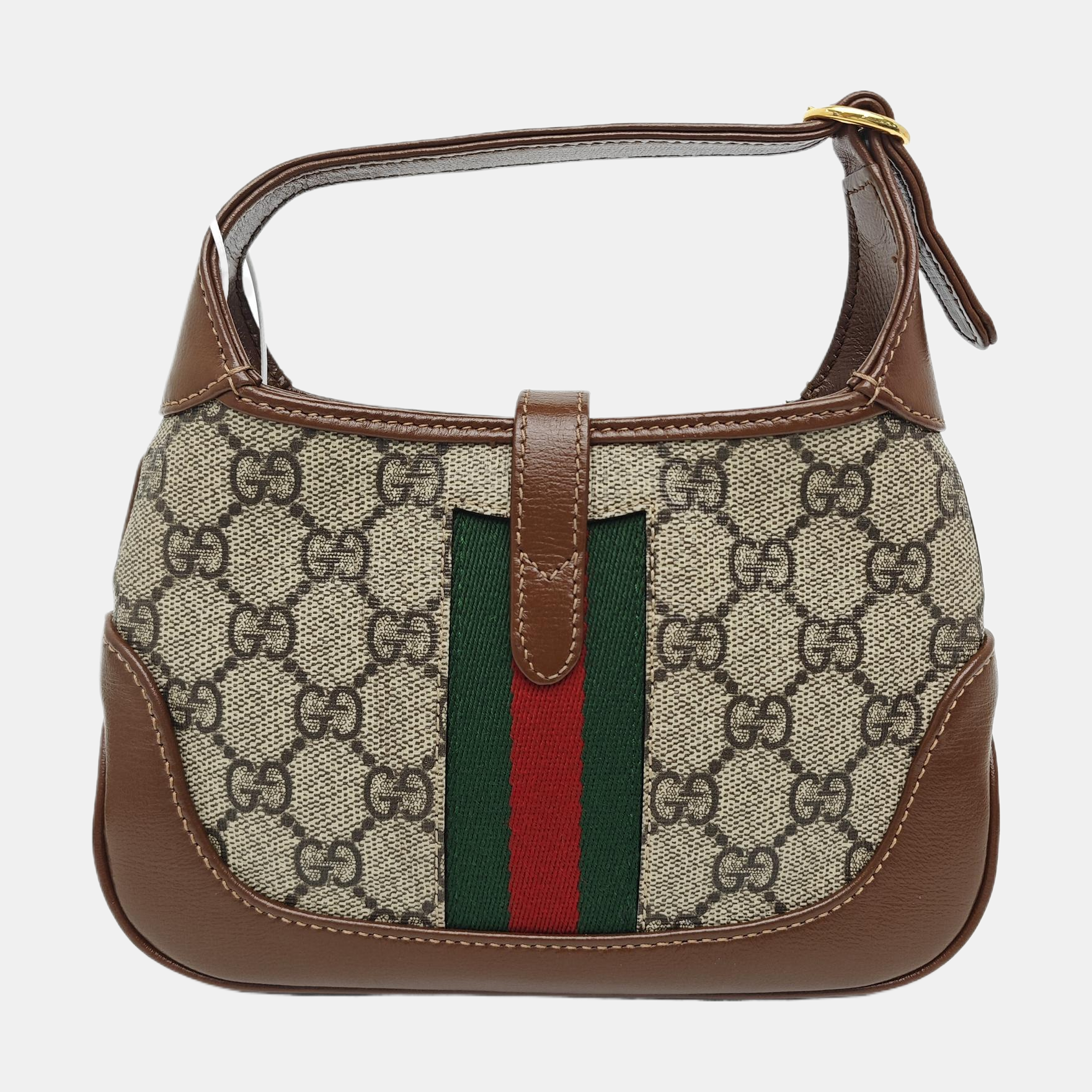 Jackie 1961 Mini Monogram Coated Canvas Beige