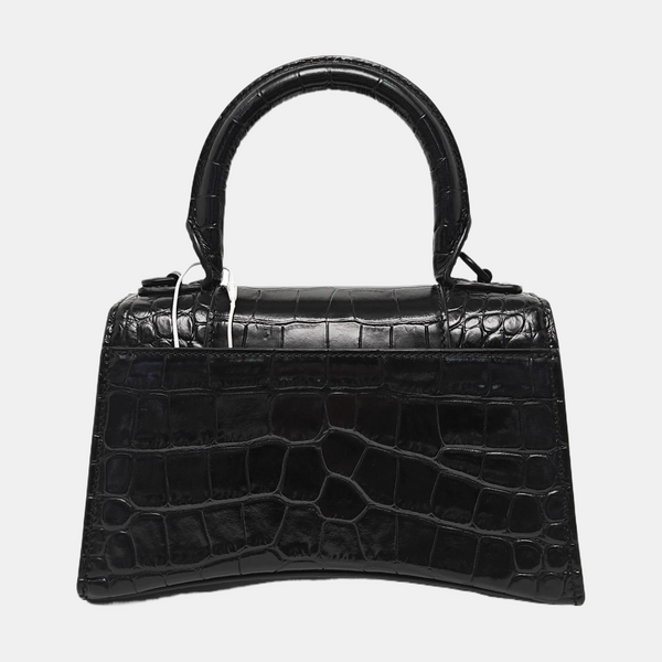 Hourglass Small Calfskin Black