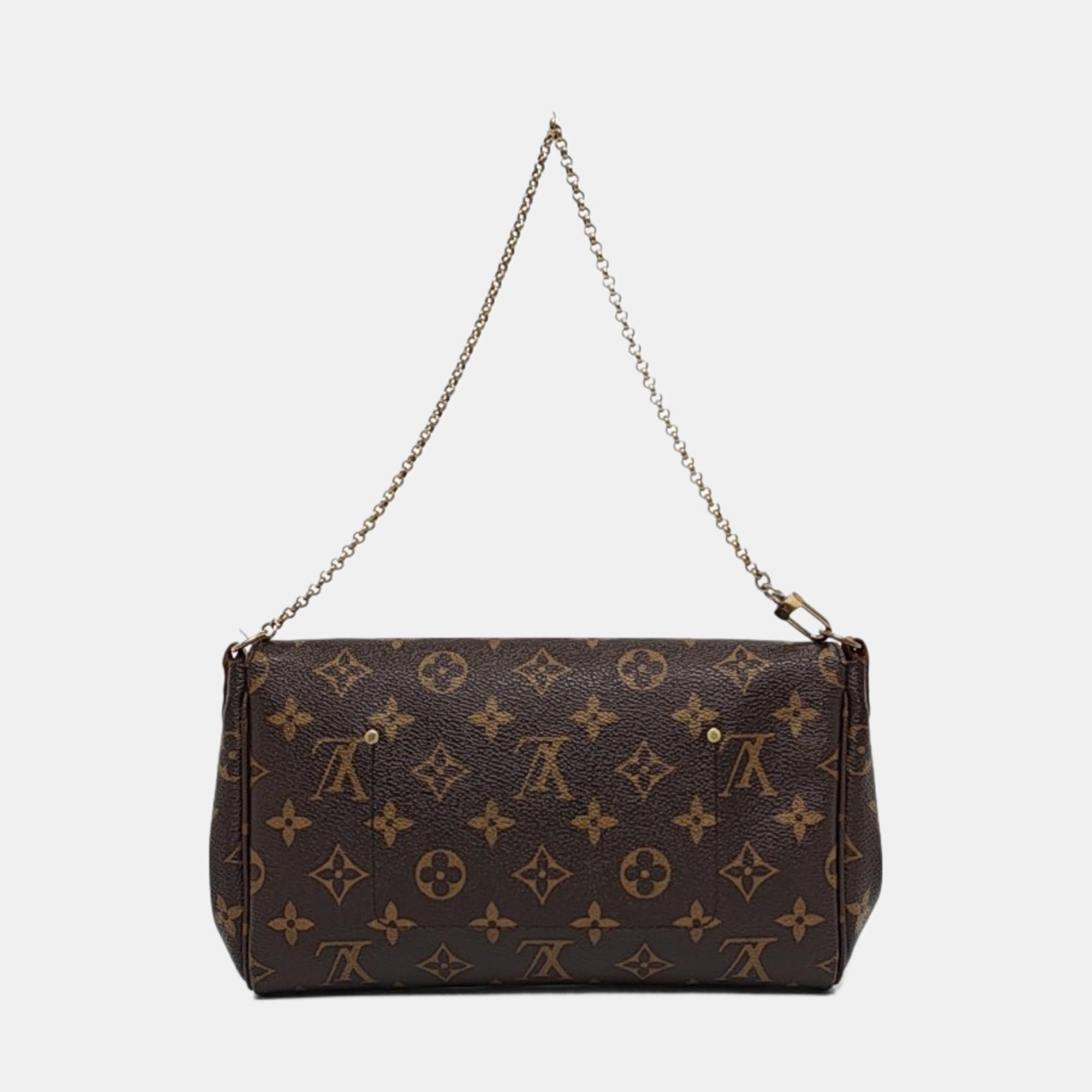 FAVORITE MM Monogram Coated Canvas Brown