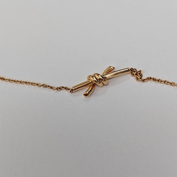 Tiffany Knot 18k Rose Gold Bracelet