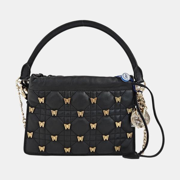 Lady Dior Milly Mini Cannage Lambskin Black