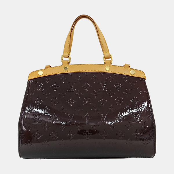 BREA MM Monogram Patent Leather Red